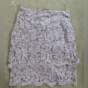 Pink Lace Lulus Skirt